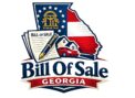 Bill Of Sale Georgia For Motor Vehicle, Auto, Car, Trailer